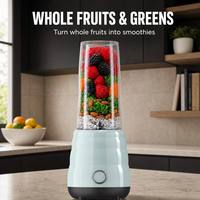 Hot Table Blender met reisbeker 600 ml Persoonlijke smoothieblender Krachtige motor IJsvergruizer BPA-vrij voor keukenreizen