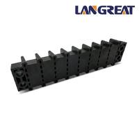 Bloc de bornes de barrière PCB à double rangée, pas de 9,5, 11,0, 14,0 mm, 20A, 30A, 600V, type à vis, pour alimentation