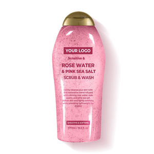 GREENLEM Niacinamide Rose Sea Salt Moisturizing Whitening Deep Cleansing Body Wash Bath Shower Gel for Normal Skin Female Adults - Product Image 5