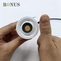 Magasin Commercial 1W Spot COB projecteur réglable armoire encastrée 3W Mini LED Downlight