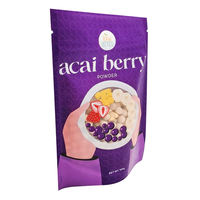Sachet pour cacahuètes avec fenêtre transparente, sachet d'emballage pré-fabriqué à fermeture éclair, recyclable, impression numérique