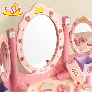 Nouvelle table de maquillage en bois adorable avec <span class=keywords><strong>miroir</strong></span> pour enfants W08H146 - Product Image 2