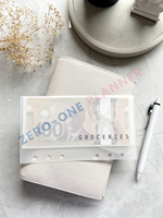 Enveloppes personnalisées A5 A6 A7 pour le rembourrage d'espèces Planificateur de budget Enveloppes en papier vélin givré sans fermeture éclair pour l'organisation d'argent