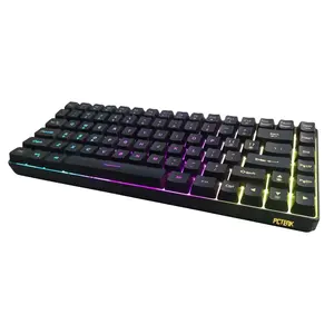 Rechargeable Membrane Led Rgb Usb Mini Gaming Backlit Pc Pepherial Wireless Keyboard For Laptop