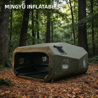 Tente gonflable de luxe pour camping, capsule spatiale, quatre saisons, imperméable, 3000+, installation rapide, monocouche, grande capacité, pour extérieur