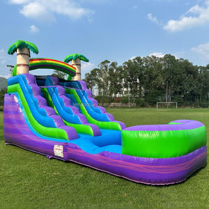 <span class=keywords><strong>Achat</strong></span> direct usine : Toboggan aquatique <span class=keywords><strong>gonflable</strong></span> violet tropical de qualité commerciale pour jeux aquatiques en extérieur et location professionnelle - Product Image 2
