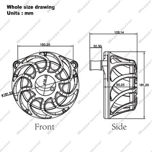 Chrome CNC Nhôm Trôi Cắt Không Khí Sạch Hơn Lượng Cho Harley Softail Deluxe Dyna Chất Béo Bob 08-15 Đường Vua Đường Phố Trượt 99-07 - Product Image 5