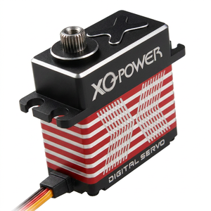 XQ POWER XQ BLS8140H 40kg 12V Servomoteur sans balais haute vitesse 0.07s avec engrenage en acier inoxydable, encodeur magnétique de précision et boîtier métallique - Product Image 1