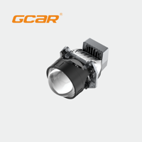 Lente de Proyector Avanzada GCAR R5 MAX de 2.5 Pulgadas, 65W, Bi LED, Prisma TIR, Reflectores Dobles, Piezas de Iluminación Automotriz Universales Premium