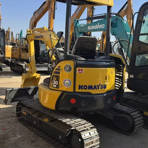 รถขุดขนาดเล็ก Komatsu PC30 มือสอง 3 ตัน รุ่นปี 2024 รับประกัน 1 ปี พร้อมมอเตอร์ เกียร์ PLC และชิ้นส่วนหลักอื่นๆ ขาย - Product Image 1