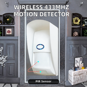 ANGUS Water proof Outdoor Wireless 433MHz Infrarot-Bewegungs melder Anti-Pet ABS-Material für das Einbruch meldesystem zu Hause - Product Image 6