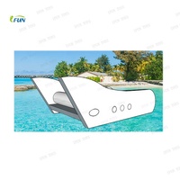 Bateau ponton de luxe avec maisonnette gonflable pour fêtes