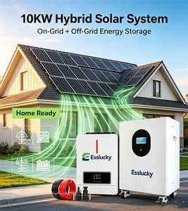 Batterie 10 kWh pour stockage d'énergie domestique, Power Wall 48 V, batteries lithium-ion, système d'alimentation solaire tout-en-un - Product Image 2