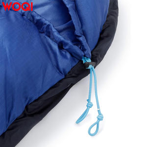 Sac de couchage Woqi Envelope pour adulte, imperméable, polyester bleu, 3 kg, pour le camping, utilisation trois saisons - Product Image 3
