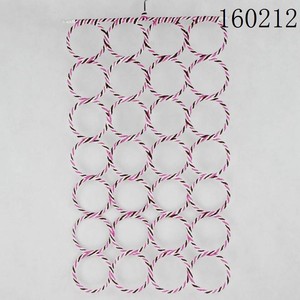 Oem 28 lưới dây sắt dày đầy màu sắc hồi giáo hijab lưu trữ Giá đôi tầng dropshipping/tại chỗ bán buôn - Product Image 2