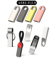 Barang Promosi Kustom Murah USB 3.0 Stick Metal Craft Pendrive 4gb 8gb 16gb Pen Drive 32gb 64gb 128gb USB Flash Drive