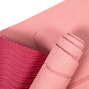 XINGYUN Esterilla de Yoga TPE de 6mm de grosor de alta calidad 183cm de longitud Logotipo personalizado antideslizante de doble cara Ajuste Universal Venta al por mayor de fábrica - Product Image 3