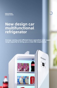 10L Fashion Style Cosmetics <b>Refrigerator</b> 12v Beautiful Household Mini Fridge Have LED Digital Display Screen Mini <b>Refrigerator</b> M - Product Image 2