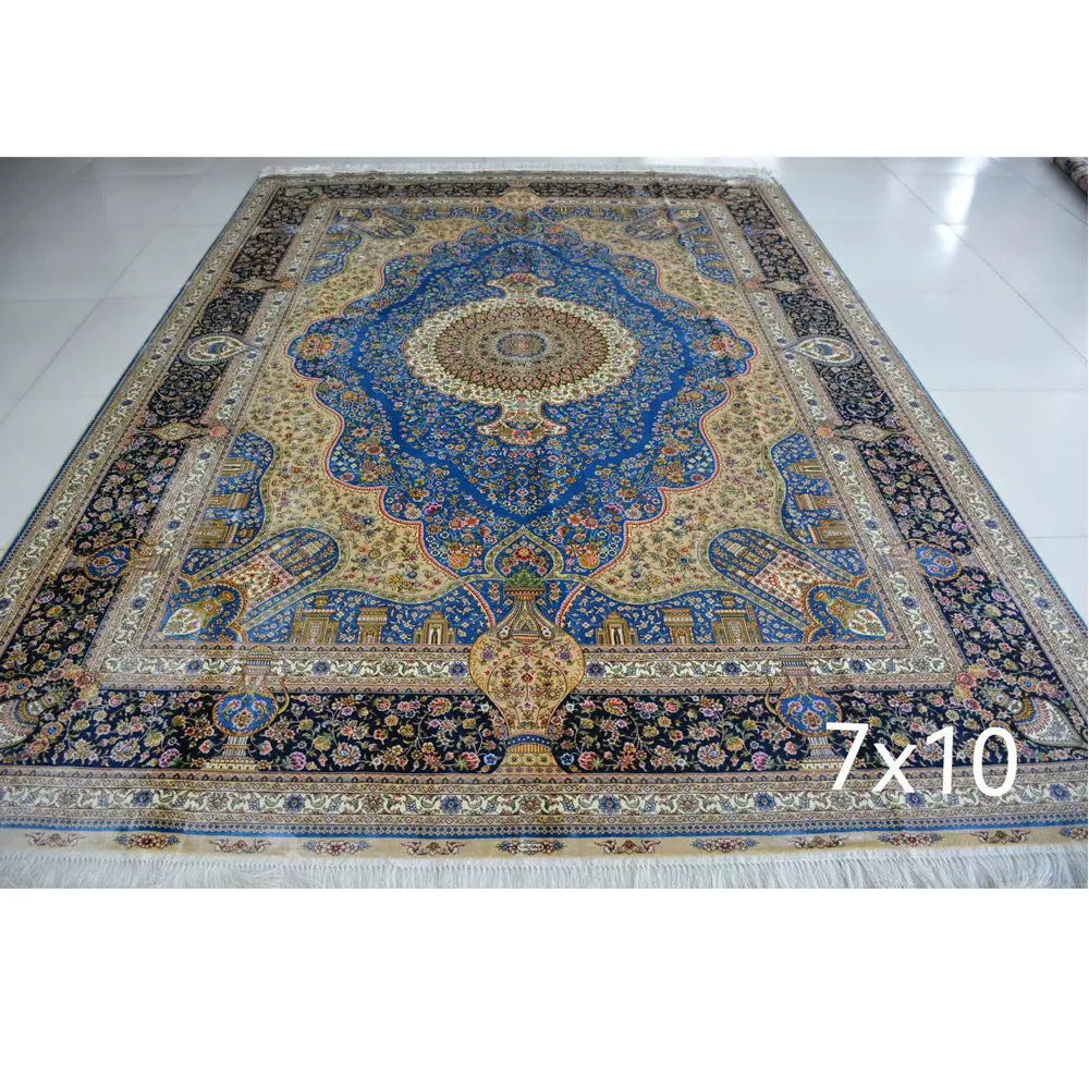 luxury indian-silk-rugs rugs for living room hand made silk carpet hand knotted