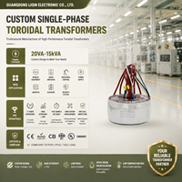 Transformateur de puissance pour amplificateur audio, toroïdal, monophasé, 20VA-5000VA, 220V à 380V, enroulement en cuivre, noyau en résine, 50/60Hz