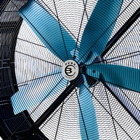 Ventilateur industriel mobile BICHEN 1,5 m, débit d'air 42 000 m³/h, grand ventilateur de refroidissement portable avec roues pour événements sportifs