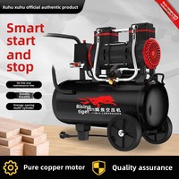 Xuhu 220V Compresseur de pompe à air à vis sans huile Petit gonfleur silencieux pour le travail du bois et la peinture pour un usage domestique