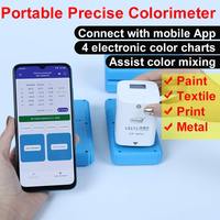 Colorímetro LS171 para Piel, Cosméticos, Plástico, Impresión en Papel, Mide ΔE*ab con Función de Control de Calidad, Aplicación Móvil, Portátil, Fácil de Usar