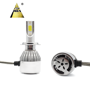 C6 Faros delanteros LED de alto rendimiento Crisp 6000K Blanco Durable e impermeable Mini C6 H4 Hi/<span class=keywords><strong>Lo</strong></span> Beam 12V 24V H7 H11 9005 9006 - Product Image 2