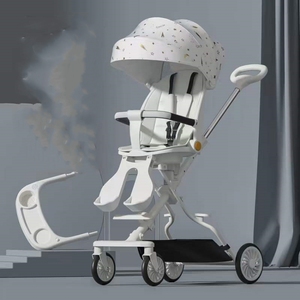 Sang trọng có thể gập lại xe đẩy em bé 3 trong 1 tàu sân bay pram với nôi nôi/bé <span class=keywords><strong>Buggy</strong></span> - Product Image 5