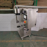 Tour de séchage par pulvérisation en verre, sécheur par pulvérisation pour le lait, pour les usines laitières, sécheur par pulvérisation à l'échelle du laboratoire CE ISO