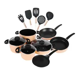 Pin by Sol Brillante on * - * COCINA * - *  Pink kitchen, Cookware set,  Pots and pans sets