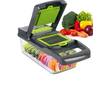 Hot Sale Kitchen Accessories 15 In 1 Food Fruit Onion Potatoes Peeler Slicer Vegetable Cutter Manual Vegetable Chopper