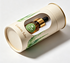 Custom Various Size Cosmetic Paper Tube with Visual <b>Window</b>, Eco-Friendly Round Cylinder Packaging for Perfume and Cosmetics - Product Image 4