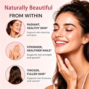 คอลลาเจนเปปไทด์แบบกัมมี่สำหรับผู้หญิง สูตรเข้มข้นพิเศษ 2500 มก. โปรตีนชนิดที่ 3 และ 4 15000 ไมโครกรัม ไบโอติน วิตามินบี 6 บี 12 ซี ดี อี บำรุงผมและผิว - Product Image 3