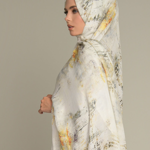 2025 venta al por mayor de alta calidad suave impreso tejido Modal Tie Dye Hijab chal cómodo bufanda tradicional para Mujeres Musulmanas - Product Image 1