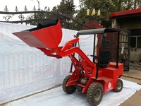 Kleine elektrische Mini-Traktoren mit Frontlader 220V 5 Tonnen Radlader Victory Motor Flach gewinde 300-500kg 1100kg 4 Stunden