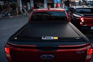 Couvre-caisse de camionnette <span class=keywords><strong>Ford</strong></span> Ranger NEXT-GEN 2023, robuste, en aluminium, électrique, rétractable, à enroulement, avec système de verrouillage - Product Image 5