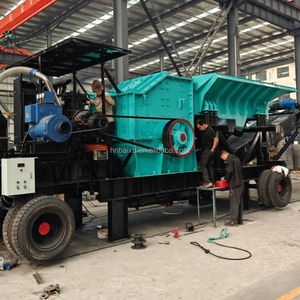 Concasseur mobile diesel à marteaux <span class=keywords><strong>1000x1000</strong></span>, machine de concassage de pierres robuste pour ligne de production de béton et d'exploitation minière - Product Image 4