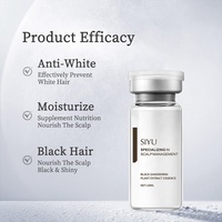 OEM ODM Essence de traitement de cheveux gris à noir Traitement anti-cheveux gris Traitement anti-ganoderma noir Sérum anti-cheveux gris