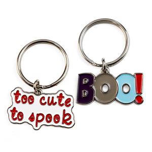 Porte-clés en métal personnalisé avec logo en émail dur, accessoires décoratifs, design gratuit, vente en gros, porte-clés mignon style anime - Product Image 6