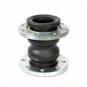 חיבור גמיש מגומי כפול כדורי עם אוגן פלדה מגולוונת (XTQ2RF) PN10/16 - Product Image 2