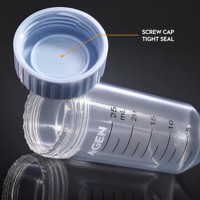 Tube de centrifugation en plastique de 25 ml, stérile, emballé dans un sac bleu, consommables de laboratoire jetables, largement utilisés dans la recherche médicale