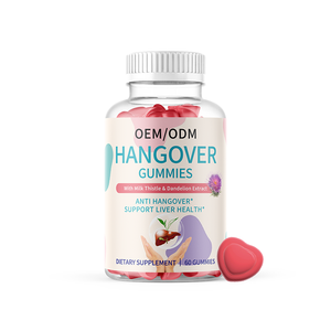 Permen Kunyah Detoksifikasi Hati Milk Thistle Label Pribadi OEM Terlaris Anti Mabuk - Product Image 1