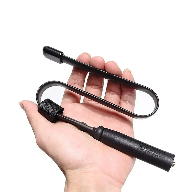 Two Way Radio Antenna AT152 VHF/UHF 136-174MHz & 400-480MHz High Gain IPX5 Water Resistant 3W Output Power 0-10KM Talk Range