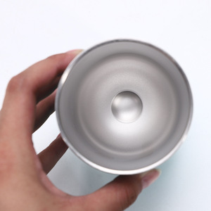 Taza de <span class=keywords><strong>Cerveza</strong></span> de Acero Inoxidable con Aislamiento al Vacío, Ecológica, en Forma de Huevo, de 12 oz, con Tapa - Product Image 6