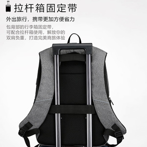 Laptop <b>Backpack</b> <b>Large</b> Capacity 46cm x 32cm x 16cm Lightweight Men's Travel School Bag With Laptop Compartment - Product Image 4
