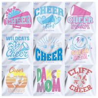 Transferts thermocollants en strass pour la danse, strass personnalisés de haute qualité, feuilles de strass personnalisées pour les cheerleaders