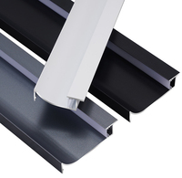 Plinthe lumineuse moderne en alliage d'aluminium haute pureté série 6000, couleur personnalisée pour appartement, marque XIHUI