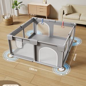 לול משחק מרובע מפלסטיק לילדים, גדר משחק בטיחותית ומעוצבת בנפרד, מגרש משחקים פנימי לילדים - Product Image 3