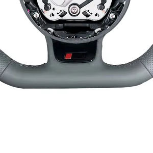 <span class=keywords><strong>Volant</strong></span> en cuir perforé à fond plat de style RS <span class=keywords><strong>SLine</strong></span> personnalisé pour Audi A3 A4 B7 A6 C7 R8 RS3 A7 RS5 RS6 A8 Q5 Q8 - Product Image 6